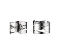 Alessi Servilleteros Barkring BM17S2 – Juego de 2, decoración inspiración natural, acero inox. 18/10