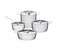 Alessi - Batería de Cocina (7 Piezas), Color Plateado