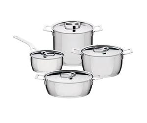 Alessi Batería de cocina Pots&Pans 4 piezas