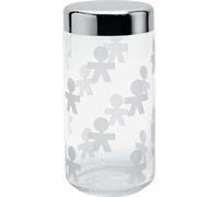 ALESSI Bote GIROTONDO 150cl Vidrio Y Acero Inoxidable AKK38