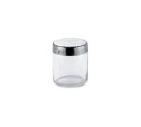 ALESSI Bote Veneer 0,75 l de vidrio/acero inoxidable transparente