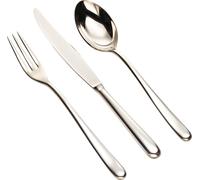 Alessi Caccia Cubertería 24 Piezas Acero Inoxidable 18/10 Brillante LCD01S24M
