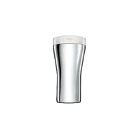 Alessi Caffa GIA24 W - Travel Mug De Doble Pared de Diseño en Acero Inoxidable 18/10 y Resina Termoplástica, Blanco