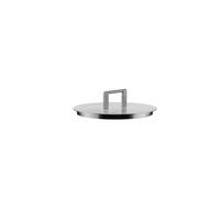 Alessi Convivio DC200/16 - Tapa de Design, en Acero Inoxidable 18/10, con Pomo de Acero y Revestimiento PVD, 16 cm, Satinado