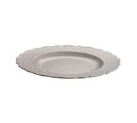 Alessi Plato llano Dressed en Plein Air MW72/1 WG – Relieve, melamina, gris claro