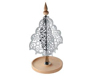 Alessi Dressed for X-mas - Adorno de Navidad, Acero Inoxidable, Color Plateado