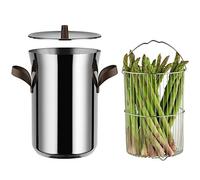 Alessi Olla para espárragos Edo PU309 – Acero inoxidable 18/10, apta inducción