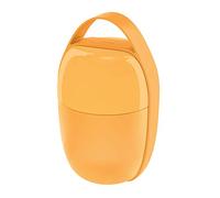 Alessi Food à porter SA03 Y, Lunch pot con dos compartimentos en resina termoplástica con elemento refrigerante, amarillo.