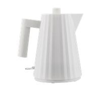 Alessi Hervidor de agua Plissé 1 l Blanco