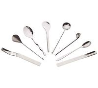 ALESSI Set de cucharas de espresso de 8 piezas plata