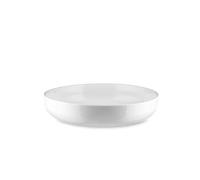 Alessi Itsumo NF07/2 - Plato Hondo de Diseño, Uso Diario, Estética Minimalista, en Porcelana Blanca, Diámetro 20 cm