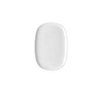 Alessi Itsumo NF07/22 36 - Fuente Ovalada de Diseño, Uso Diario, Estética Minimalista, en Porcelana Blanca