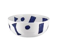 Alessi Ensaladera Itsumo Yunoki Ware NF08/38 25 – Porcelana blanca, decoración Samiro Yunoki, 25 cm