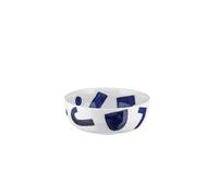 Alessi Itsumo - Yunoki Ware NF08/54 - Copa Pequeña de Diseño, Uso Diario, Estética Minimalista, en Porcelana Blanca con Decoración de Samiro Yunoki, Diámetro 14 cm