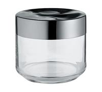 Alessi Tarro de cocina Julieta LC07 – Hermético, vidrio con tapa de acero inoxidable 18/10, 50 cl