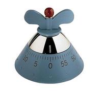 Alessi - Kitchen Timer A09 -Temporizador de Cocina con Movimiento Mecánico de Diseño, en Resina Termoplástica, Azul