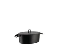 ALESSI La Cintura di Orione - Cacerola Ovalada, Color Negro
