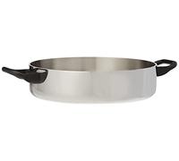 ALESSI La Cintura Di Orione - Olla Baja con 2 Asas (24 cm, Acero Inoxidable 18/10)