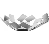 Alessi La Stanza dello Scirocco MT01, Frutero de Diseño en Acero Inoxidable 18/10, Brillante, Plateado, 24,5 x 23,2 x 6,2 cm