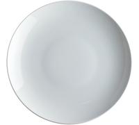 Alessi Mami Piatto Piano de porcelana blanca, 6 unidades