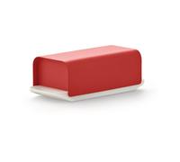 Alessi Mantequera Mattina 9.5x21 cm Rojo-acero inoxidable