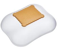 Alessi Mary Biscuit ASG07 I Galletero de Diseño con Tapa, Resina Termoplástica, Blanco (Hielo)