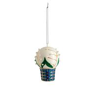 Alessi MJ16 3 Mughetti e smeraldi Adorno, Porcelana, One Size