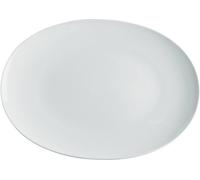 Alessi Plato de servir ovalado Mami en porcelana blanca SG53/22 38