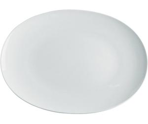 Alessi Plato de servir ovalado Mami en porcelana blanca SG53/22 38