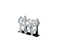 ALESSI Servilletero Mediterraneo Acero Inoxidable plata