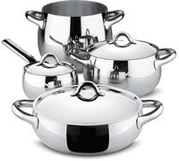 Alessi Batería de cocina Mami 7 piezas Acero inoxidable