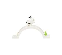 Alessi Signorina Due Cornetti AGJ01 17 - Figura Belén de Porcelana, Decorada a Mano, Multicolor