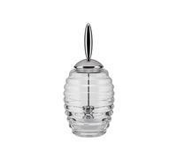 Alessi TW01 - Tarro para Miel de Cristal con Tapa de Acero Inoxidable