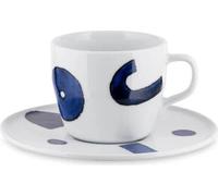 Alessi Set taza de café filtrado Itsumo Yunoki NF08/87S – Porcelana blanca, Samiro Yunoki, Ø 15 cm