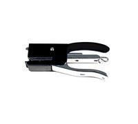 Alevar Mini grapadora de pinza de metal, formato 10,5 x 5,5 cm, Monta Punto 10, color negro