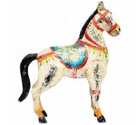 Alexandra House Living Figura Decorativa Madera de Mango Caballo 9 x 34 x 31 cm