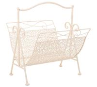 Alexandra House Living Revistero Blanco Forja 36 x 33 x 38 cm