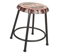 Alexandra House Living Taburete Hierro 35 x 46 x 35 cm