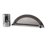 Alfa Forni Low & Slow Kit 4 Pizze (Classico - Moderno) en color plata