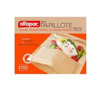Alfapac - 6 Bolsas de Papel - Hornos Tradicionales y microondas - Fabricado en Francia