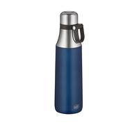 Alfi Botella de agua de dobre pared City 0.5 l Azul satinado