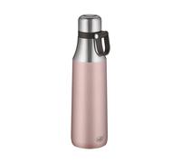 Alfi Botella de agua de dobre pared City 0.5 l Rosa satinado