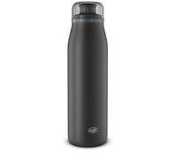 alfi ISO BOTTLE - Botella térmica de acero inoxidable, 500 ml, con cierre de rosca totalmente hermético, mantiene el calor durante 12 horas, frío durante 24 horas, botella carbonatada, sin BPA