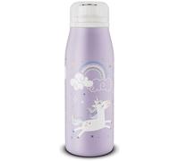 alfi Kids ISO BOTTLE 350 ml - Botella térmica para niños (350 ml, cierre de rosca totalmente hermético, mantiene el calor durante 12 horas, frío las 24 horas, carbonatado, sin BPA)