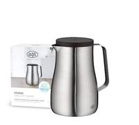 alfi Studio TT 0,70 l, Acero Inoxidable, Jarra térmica de Doble Pared de Acero Inoxidable Mate, Mantiene el Calor Durante 12 Horas, frío 24 Horas, Cierre Giratorio, Apertura Grande, Termo, Apto para