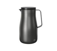 alfi STUDIO TT 1,0 l, acero inoxidable gris oscuro, termo de doble pared de acero inoxidable mate, mantiene el frío durante 12 horas y el frío durante 24 horas, cierre de rosca, termo grande, apto