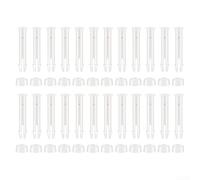 Alfileres de plástico para juntas de piscina con sellos de goma, 24 piezas de repuesto ABS para piscinas de marco de metal rectangular Intex 2016 en adelante, conectores blancos de 5 cm para una fácil