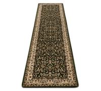 Alfombra alfombra de pasillo ROYAL ADR modelo 1745 verde - entrada pasillo 80x300 cm