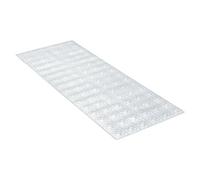 Alfombra antideslizante para ducha BCN (36 x 96 cm, PVC, Translúcido)