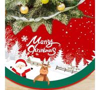 Alfombra Arbol De Navidad,Falda Arbol De Navidad 90 cm,Faldon Arbols NavideñA,Cubre Pie Arboll De NavideñA,Base Alfombra Arbols Navida DecoracióN(04)